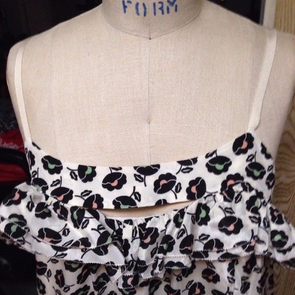 Marc Jacobs Floral tinted pearl multi dress sz S - Picture 8 of 8